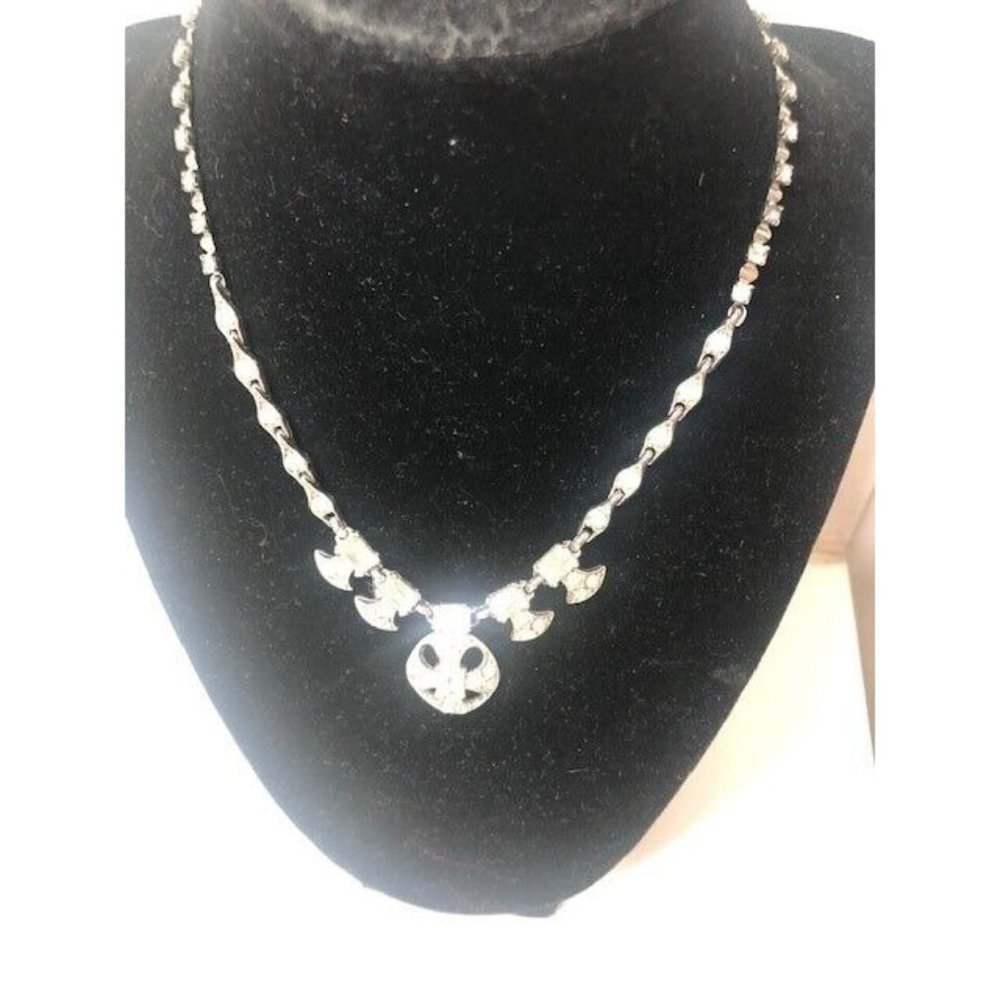 Rare Authentic Vintage Bogoff Crystal Art Deco Ad… - image 1